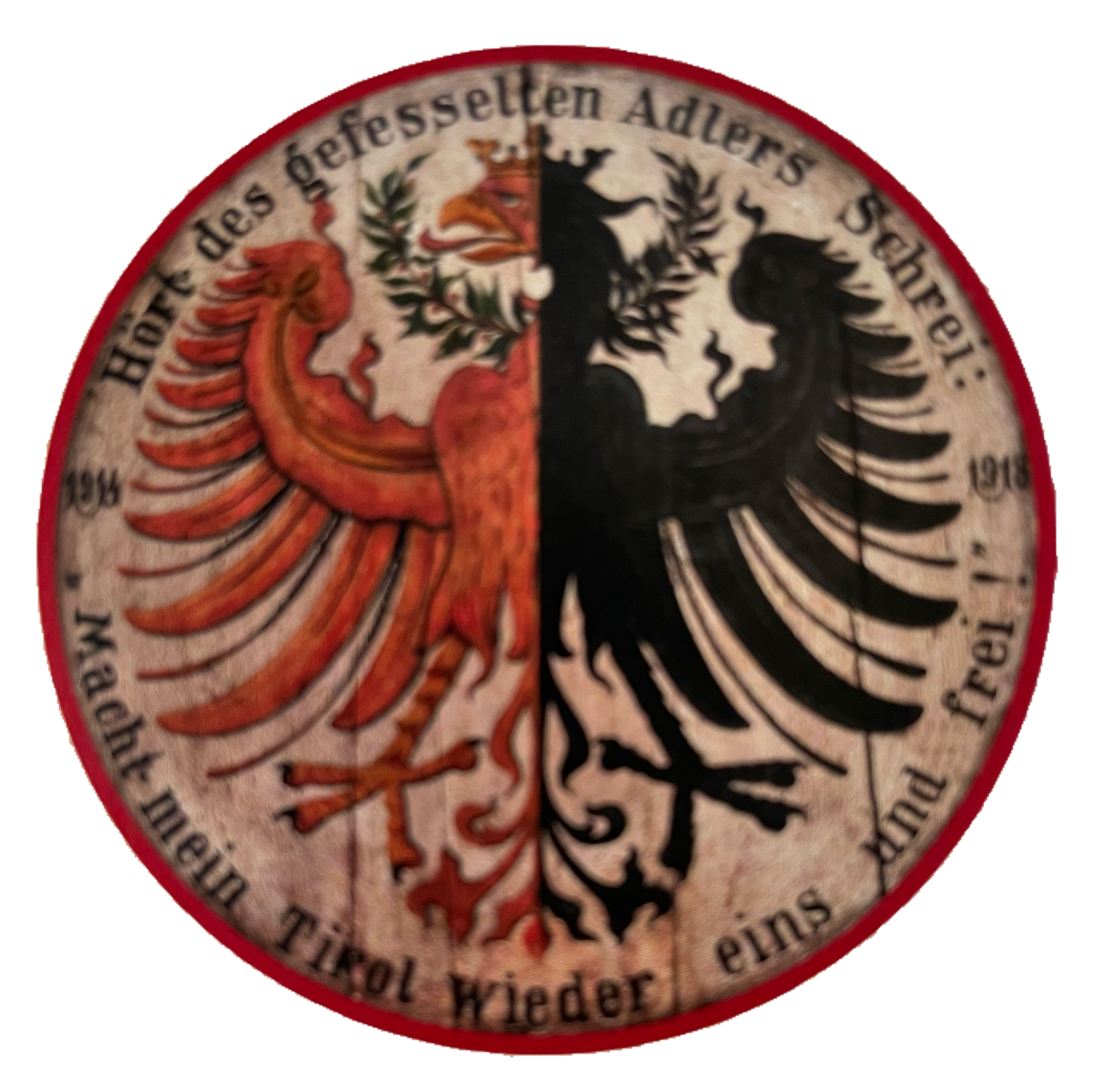 Nostalgie Holzschild Schützenscheibe Hört Den Gefesselten Adler Schrei Schild