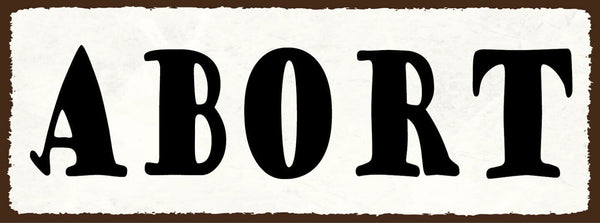 Schild abort toilette wc klo 27x10 blech od.holz