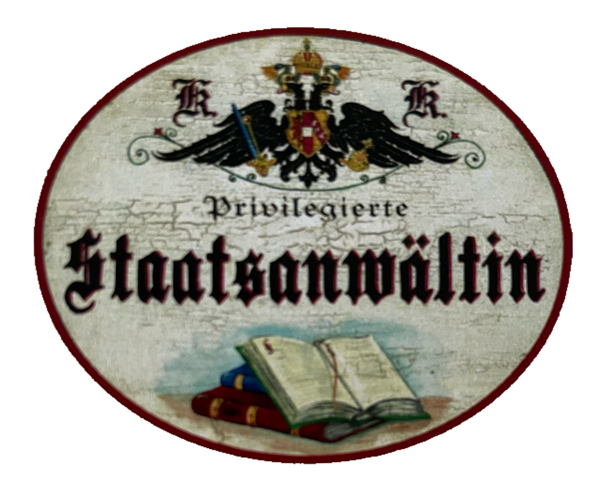 KuK Nostalgie Holzschild Privilegierte Staatsanw ltin Anw ltin Gericht kuk-nostalgie-holzschild-privilegierte-staatsanw-ltin-anw-ltin-gericht