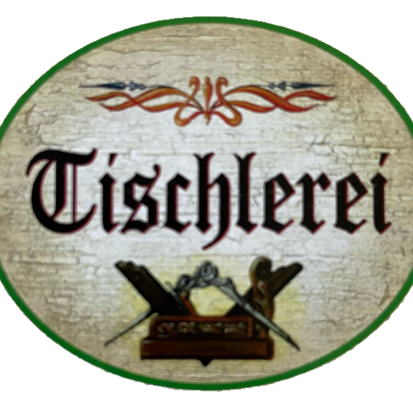 Nostalgie Holzschild Tischlerei Tischler Schreiner Holz Handwerk Beruf Schild