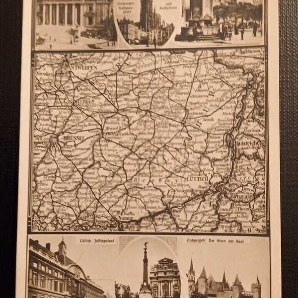 Ansichtskarte Militaria IWK Der Kriegsschauplatz In Belgien 170049 Ga B