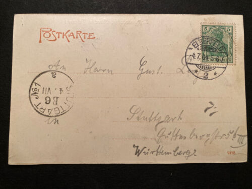 Schwebebahn Strecke Barmen um 1904 Tramway Straßenbahn 80196