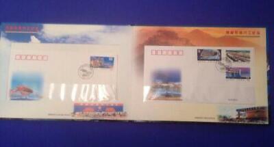 Briefmarken China Set Eisenbahn 12639