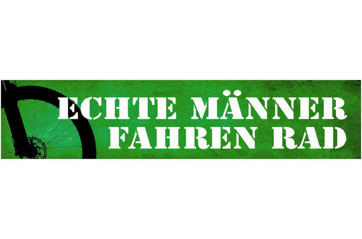 echte männer fahren fahrrad Schild Echte Männer Fahren Rad Fahrrad Fahrer Biker Bike 46 x 10 Blech od. Holz