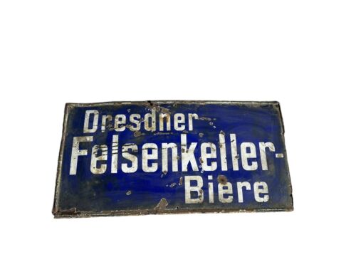 Rarität Dresdner Felsenkeller Biere Dresden Schild siehe Zustand 117x60 cm