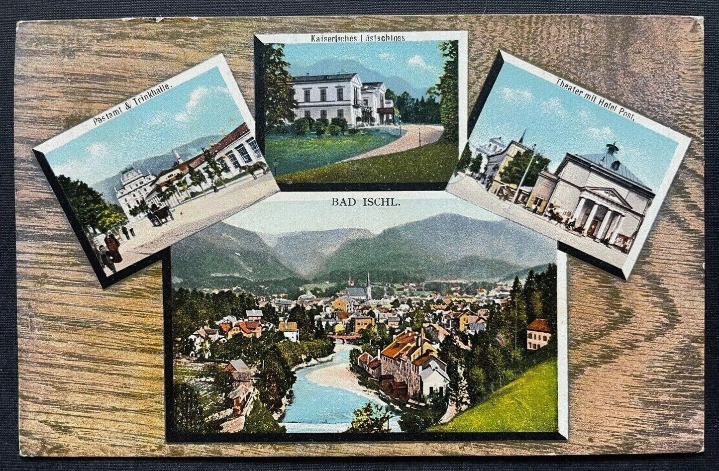 Bad Ischl Collage Stadt Ansicht Postamt Theater Schloss Oberösterreich 410665