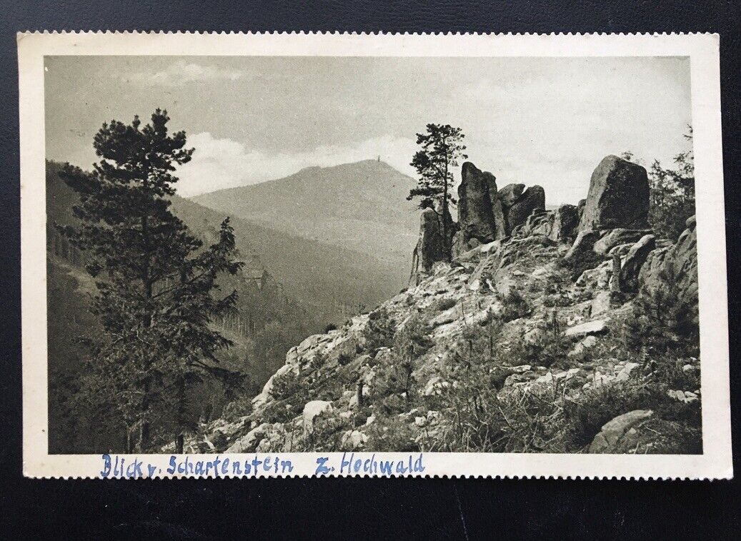 Blick v. Scharfenstein zum Hochwald - Zittauer Gebirge - Deutschland 400379 TH F