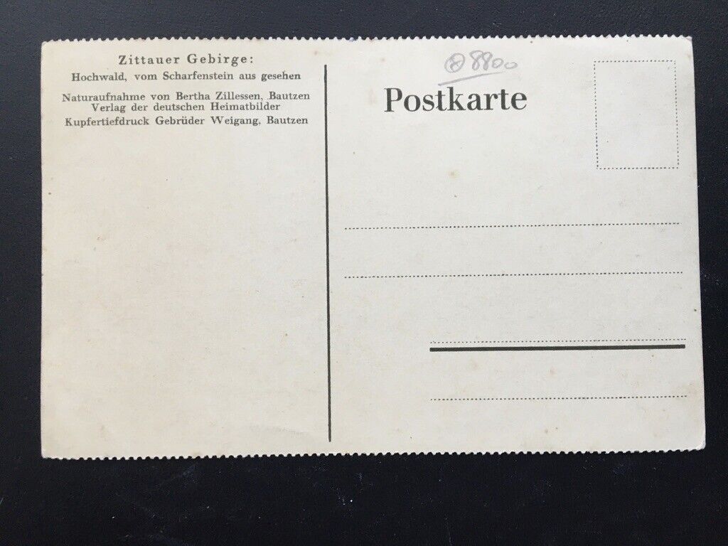 Blick v. Scharfenstein zum Hochwald - Zittauer Gebirge - Deutschland 400379 TH F