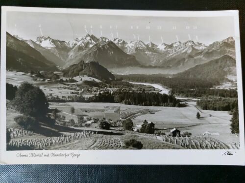 Oberes Illertal mit Oberstorfer Berge Alpen Felder Gletscher 402529 WM F