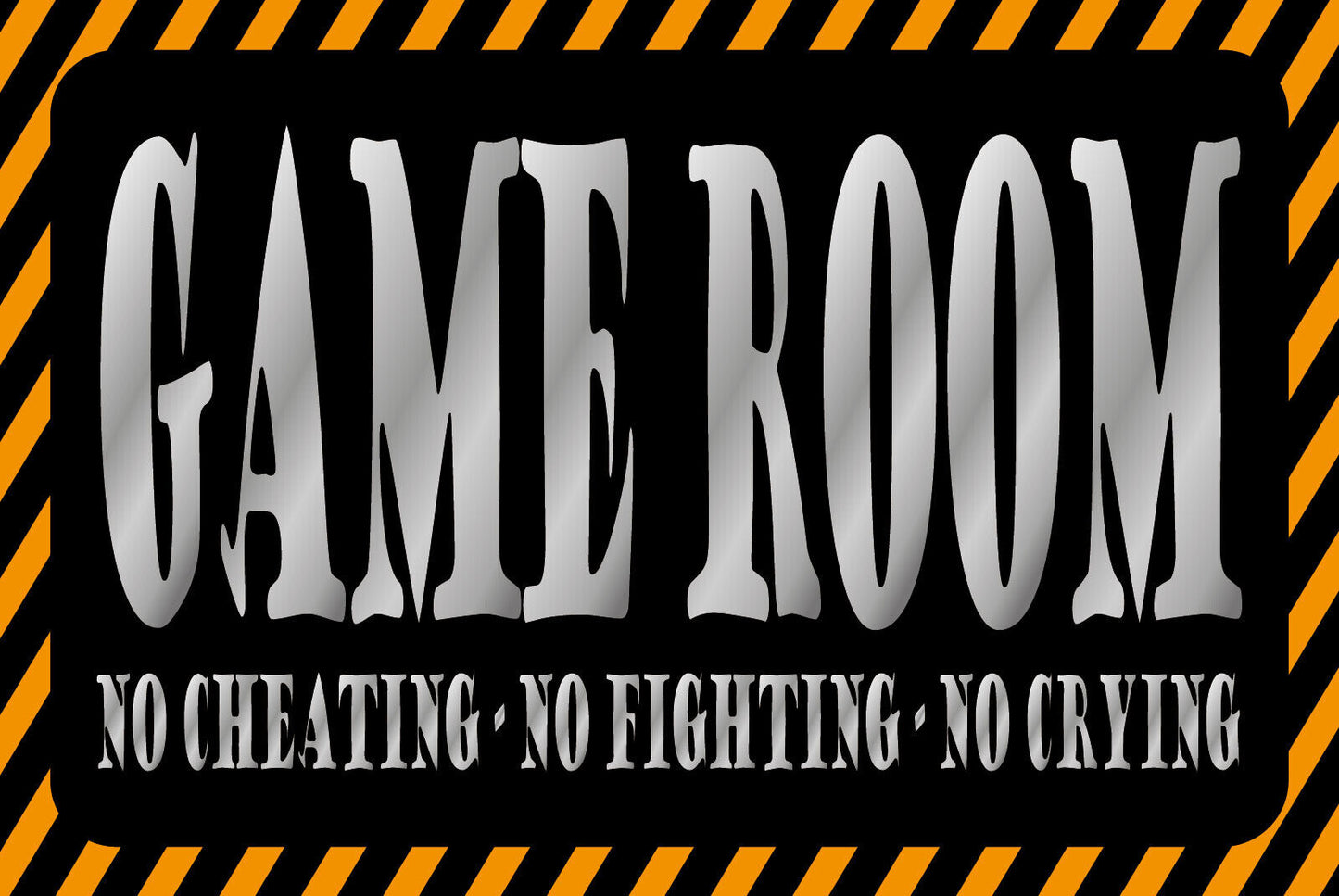 Schild Game Room Karten Spielen Raum Zimmer 12x18 / 20x30 / 30x40 Blech od. Holz