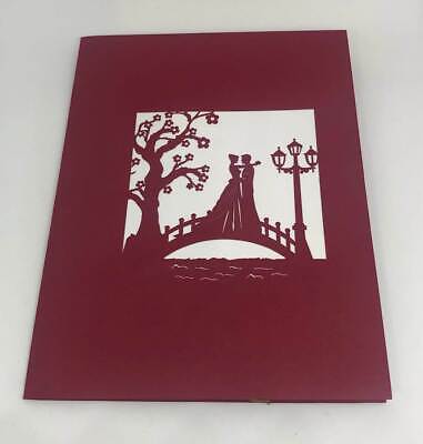 Pop Up Karte 3D Rendezvous Hochzeit Liebe Ehe Verlobung Format 15 x 20 OVP