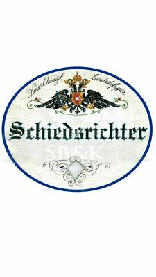 KuK Nostalgie Holzschild "Schiedsrichter"