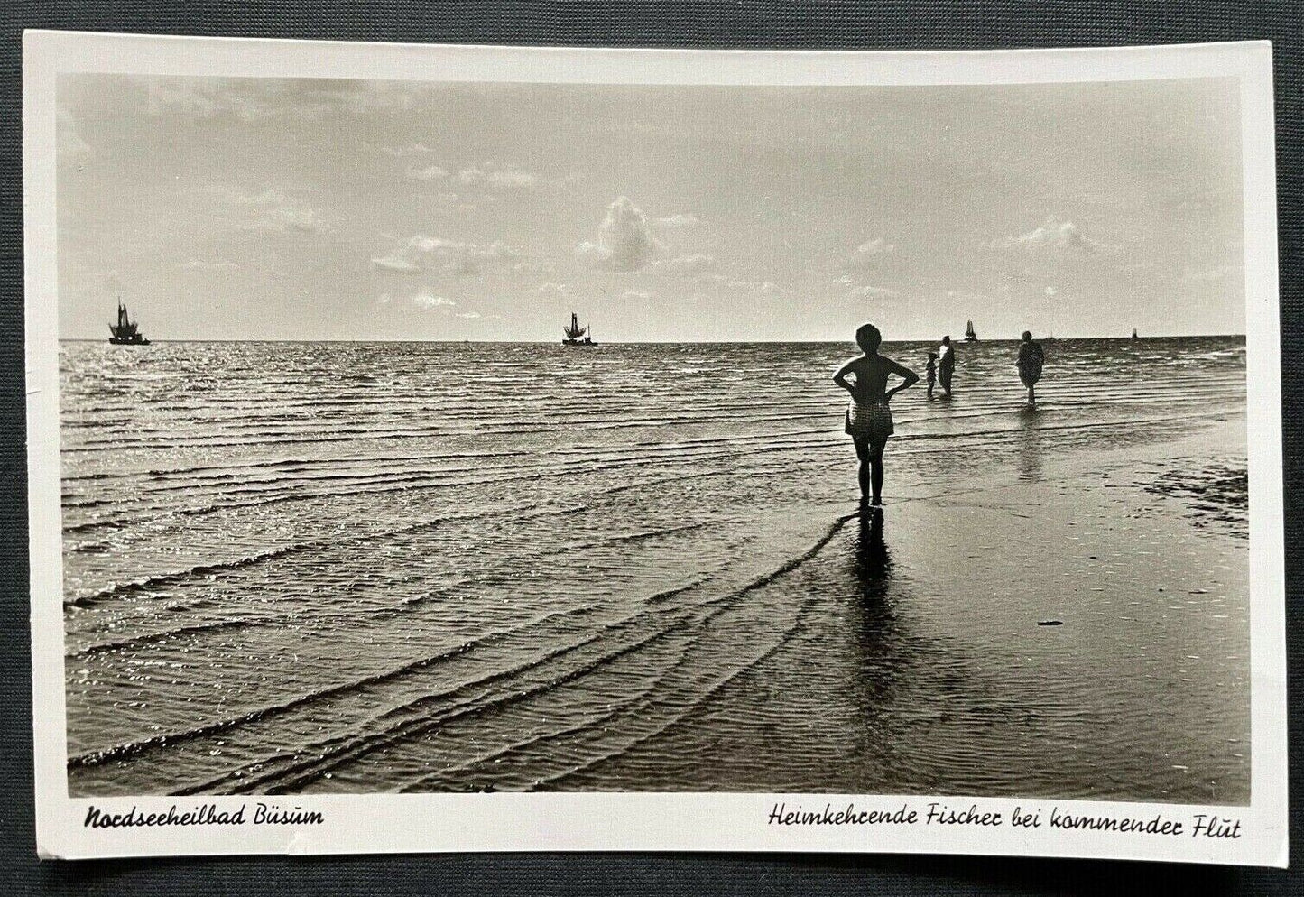 Nordseeheilbad Büsum Heimk.Fischer Flut Schleswig-Holstein Deutschland 402612 C