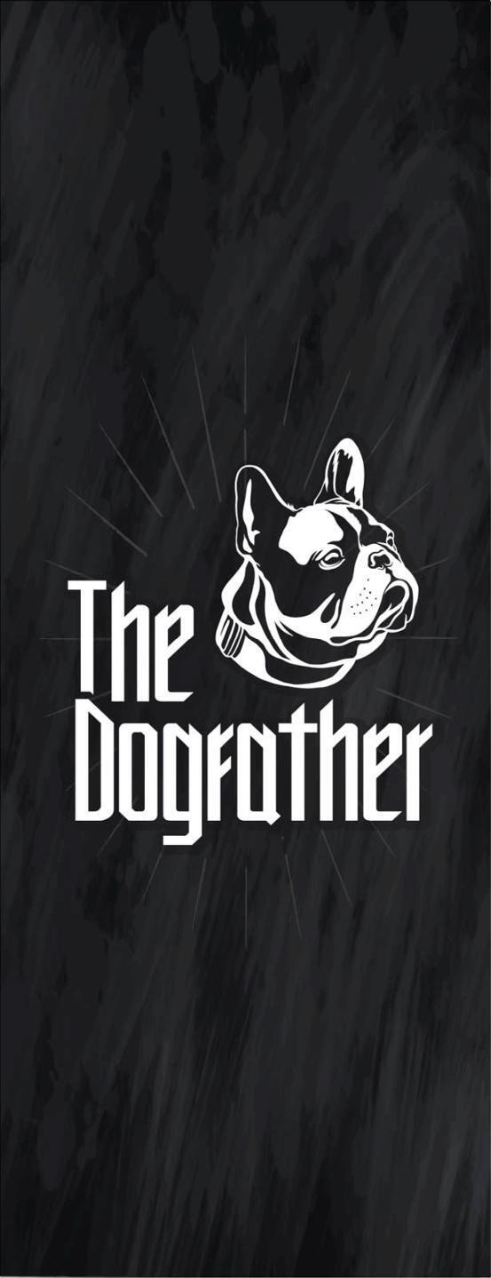Schild The Dog Father Hund Hunde Besitzer Godfather Pate 27x10 Blech od.Holz