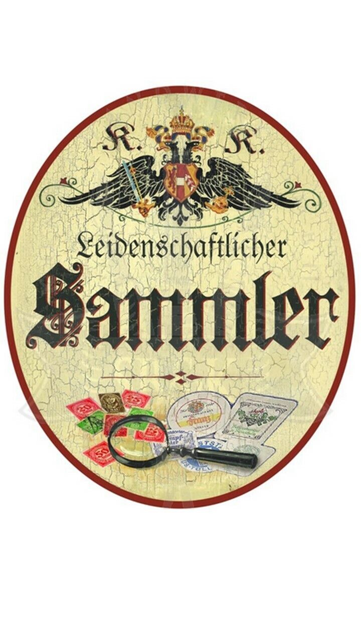 KuK Nostalgie Holzschild "Sammler"