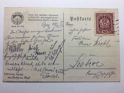 Deutscher Schulverein - Paar blickt sich an / Künstlerkarte 30139 TH