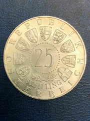25 Schilling Burgenland 1961  Silber   90010