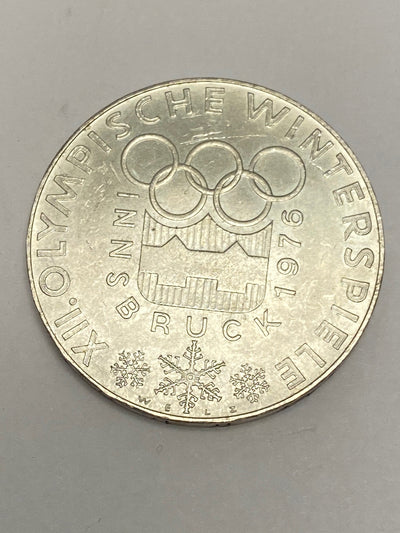 100 Schilling Silber Ag 1976 Olympia Innsbruck