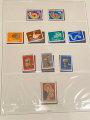 Briefmarken Album Lichtenstein Lindner 1970-1984 komplett