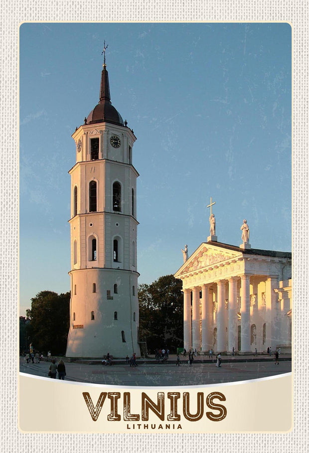 Schild Spruch Vilnius Lithuania Litauen Kirche JW