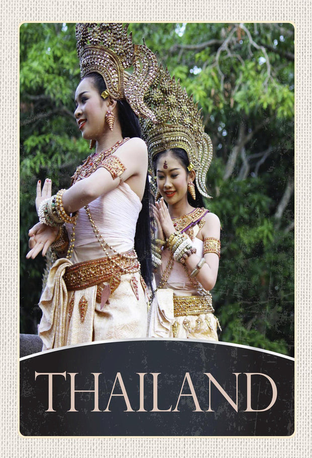 Schild Spruch Thailand Tempel Frauen JW