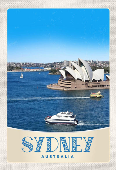 Schild Spruch Sydney Australia Australien Opernhaus Meer Hafen JW