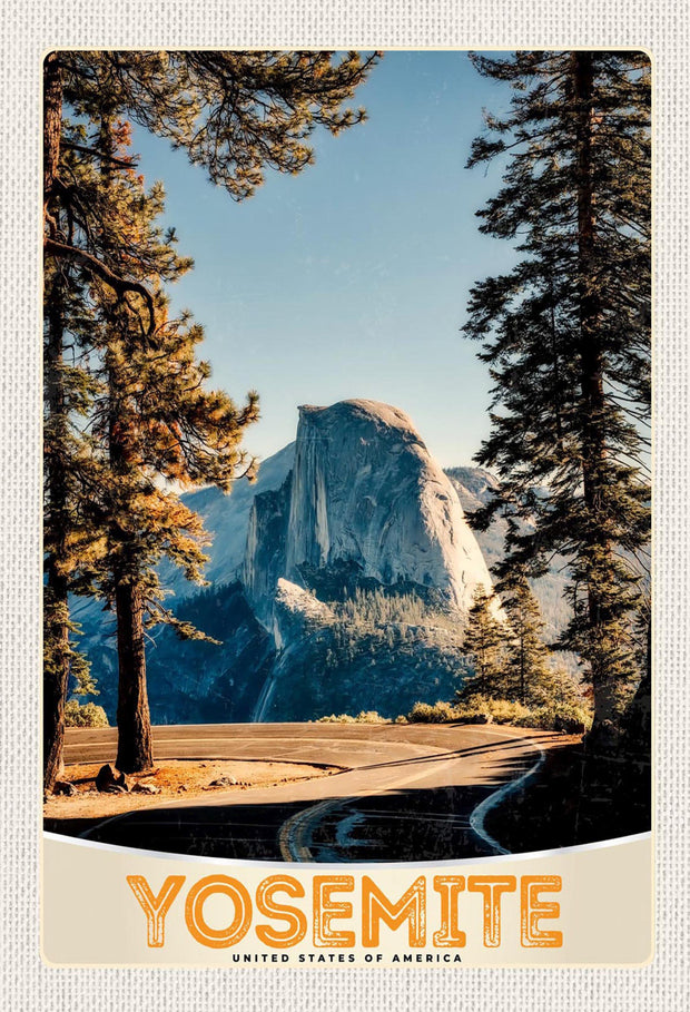 Schild Spruch Yosemite United States of America Vereinigte Staaten von AmerikaJW