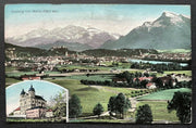 Salzburg v. Maria Plain Stadt Festung Burg Wallfahrtskirche Österreich 410805 TH