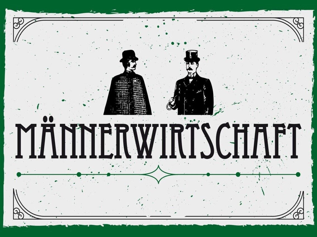 Schild Männerwirtschaft Wohnung Haushalt Club WG  12x18 20x30 30x40 Blech/Holz