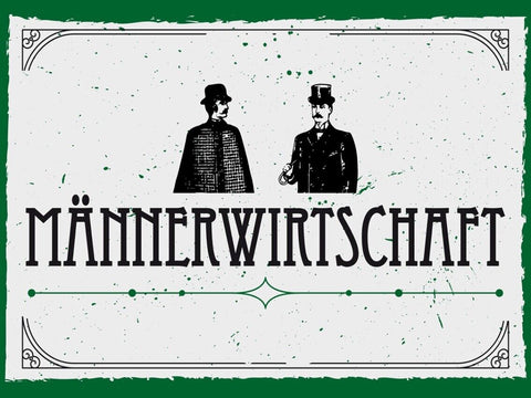 Schild Männerwirtschaft Wohnung Haushalt Club WG  12x18 20x30 30x40 Blech/Holz