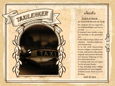 Schild Taxilenker Beruf Taxi Fahrer Chauffeur Auto 12x18 20x30 30x40 Blech/Holz