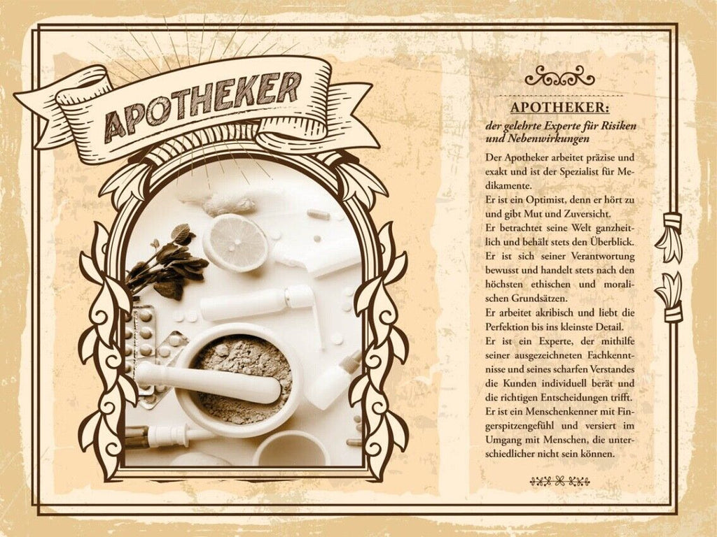 Schild Apotheker Beruf Apotheke Gesundheit Medizin 12x18 20x30 30x40 Blech/Holz