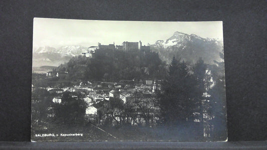 Salzburg vom Kapuzinerberg Festung Hohensalzburg JW 165439