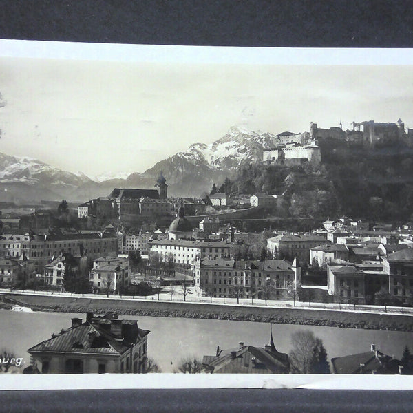 Salzburg Stadtansicht Hohensalzburg Berge Salzach JW 5611