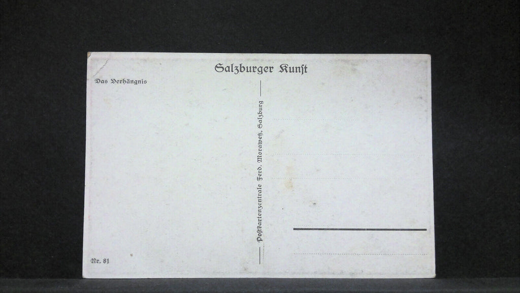 Künstlerkarte Salzburger Kunst Kamel "Das Verhängnis" JW 5586