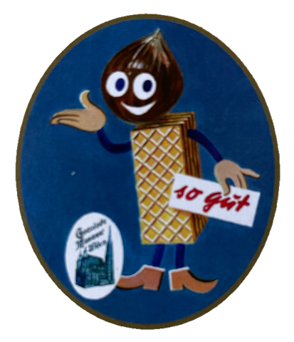 Nostalgie Holzschild Manner Schnitten Neapolitaner Waffeln Süßigkeiten Schild
