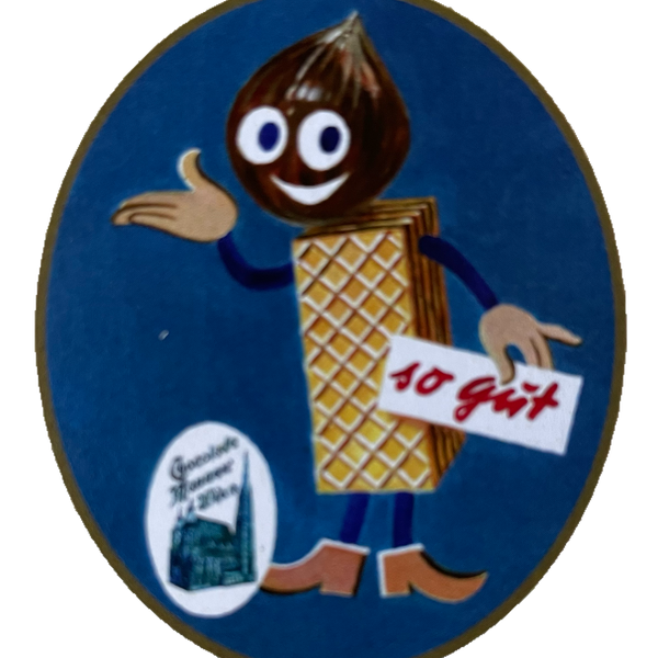 Nostalgie Holzschild Manner Schnitten Neapolitaner Waffeln Süßigkeiten Schild