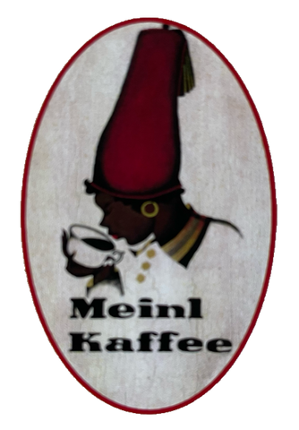 Nostalgie Holzschild Meinl Kaffee Logo Marke Tasse Kaffeebohne Café Schild