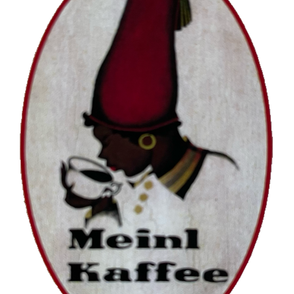 Nostalgie Holzschild Meinl Kaffee Logo Marke Tasse Kaffeebohne Café Schild