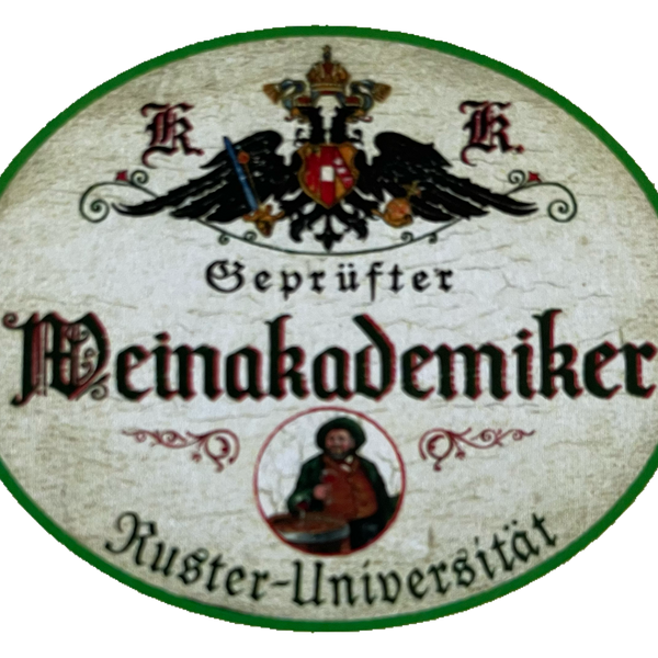 KuK Nostalgie Holzschild Geprüfter Weina Akademiker Alkohol Universität Schild