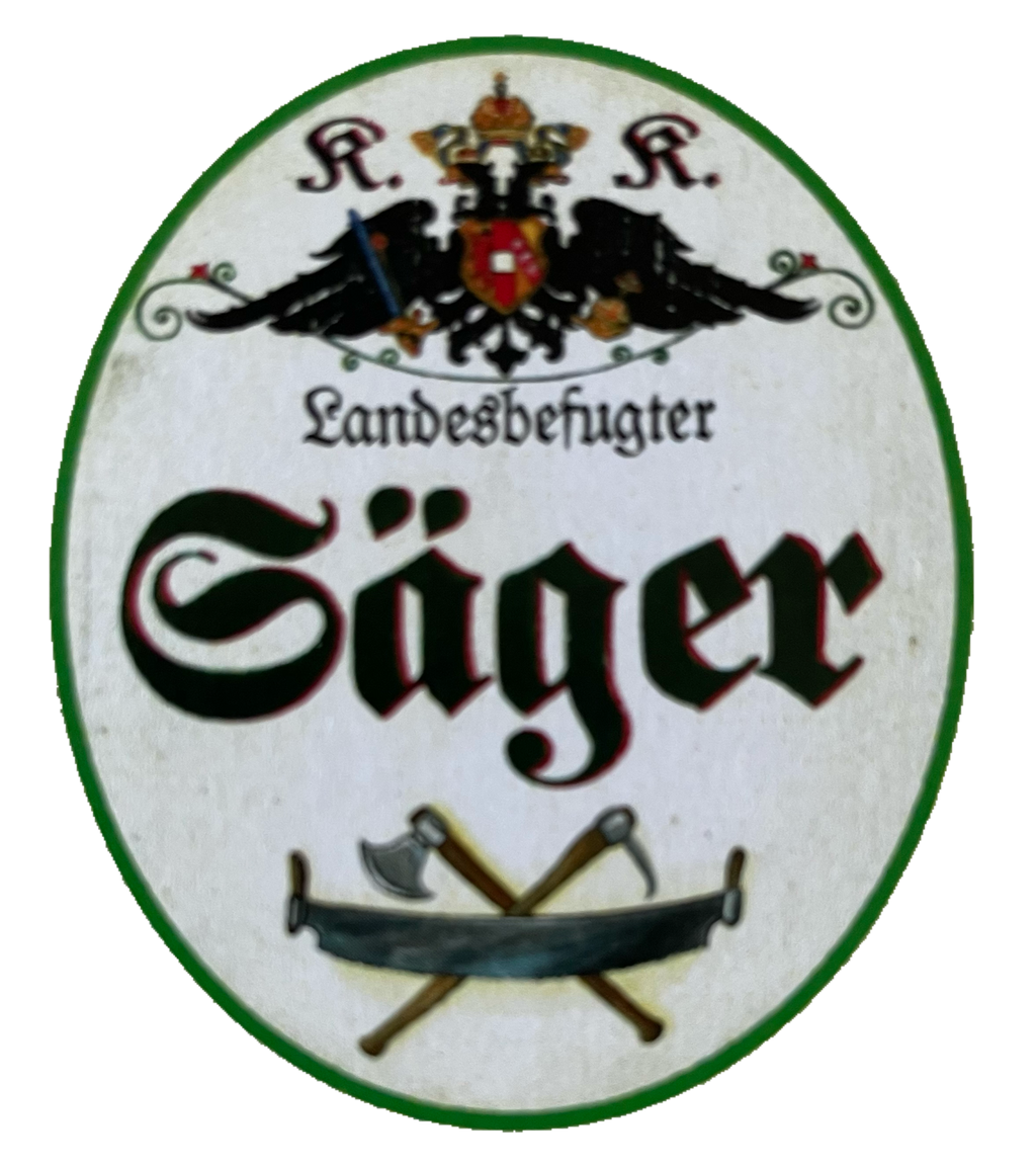 KuK Nostalgie Holzschild Landesbefugter Jäger Förster Jagen Jagd Wald Schild