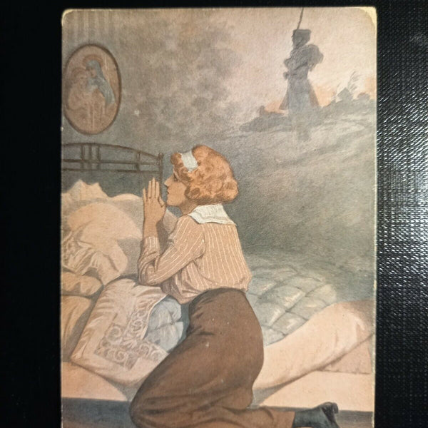 Frau beim beten, Divcina Prosba 402789 gr
