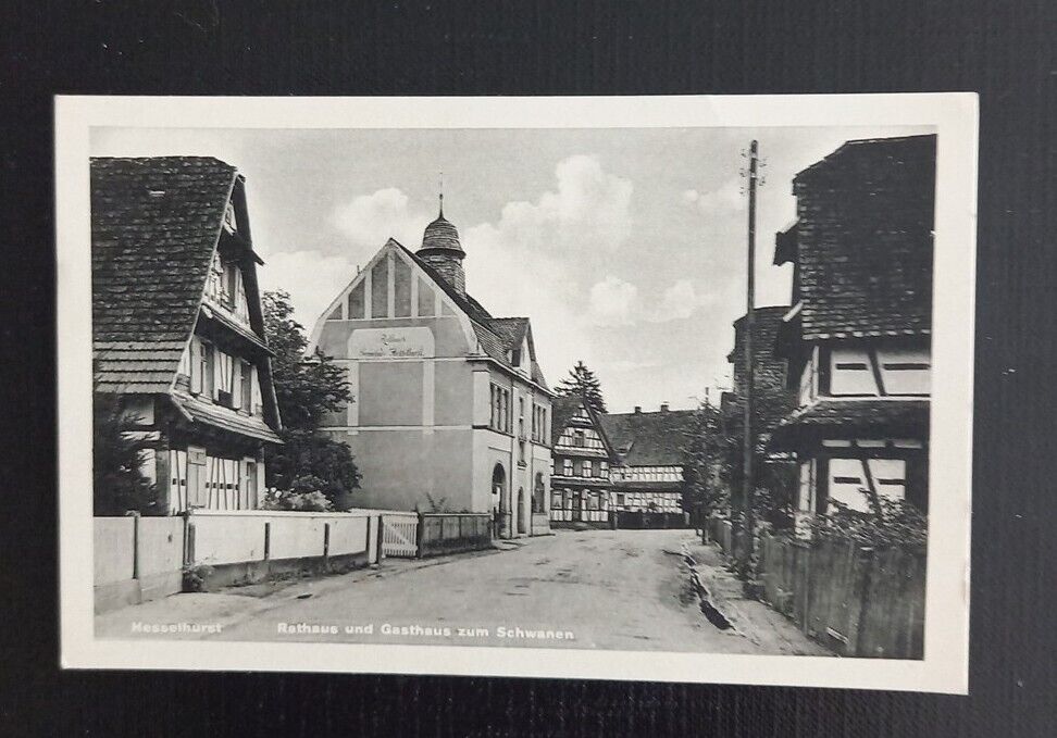 Hesselhurst Rathaus U.Gasthaus Zum Schwanen 650108 Ga E