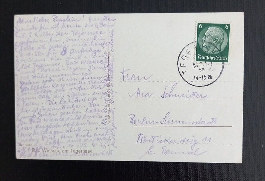 Ansichtskarte Bayern Bad Wiessee Am Tegernsee 410416 Ga E