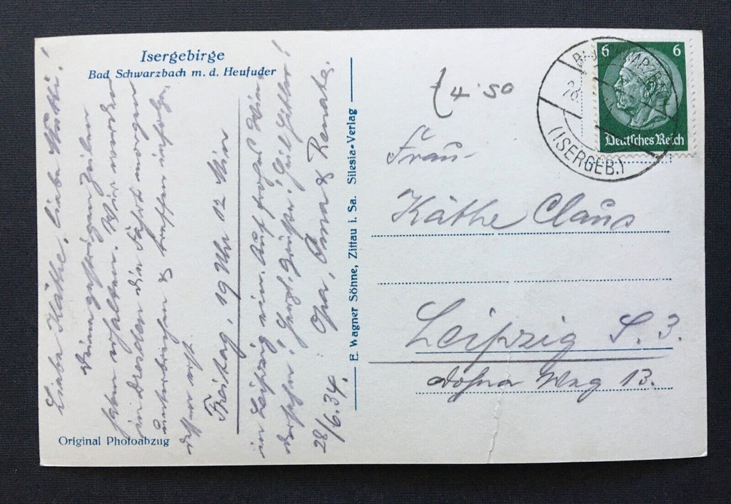 Bad Schwarzbach Czerniawa Zdrój Isergebirge Heufuder Schlesien Polen 401241 TH A