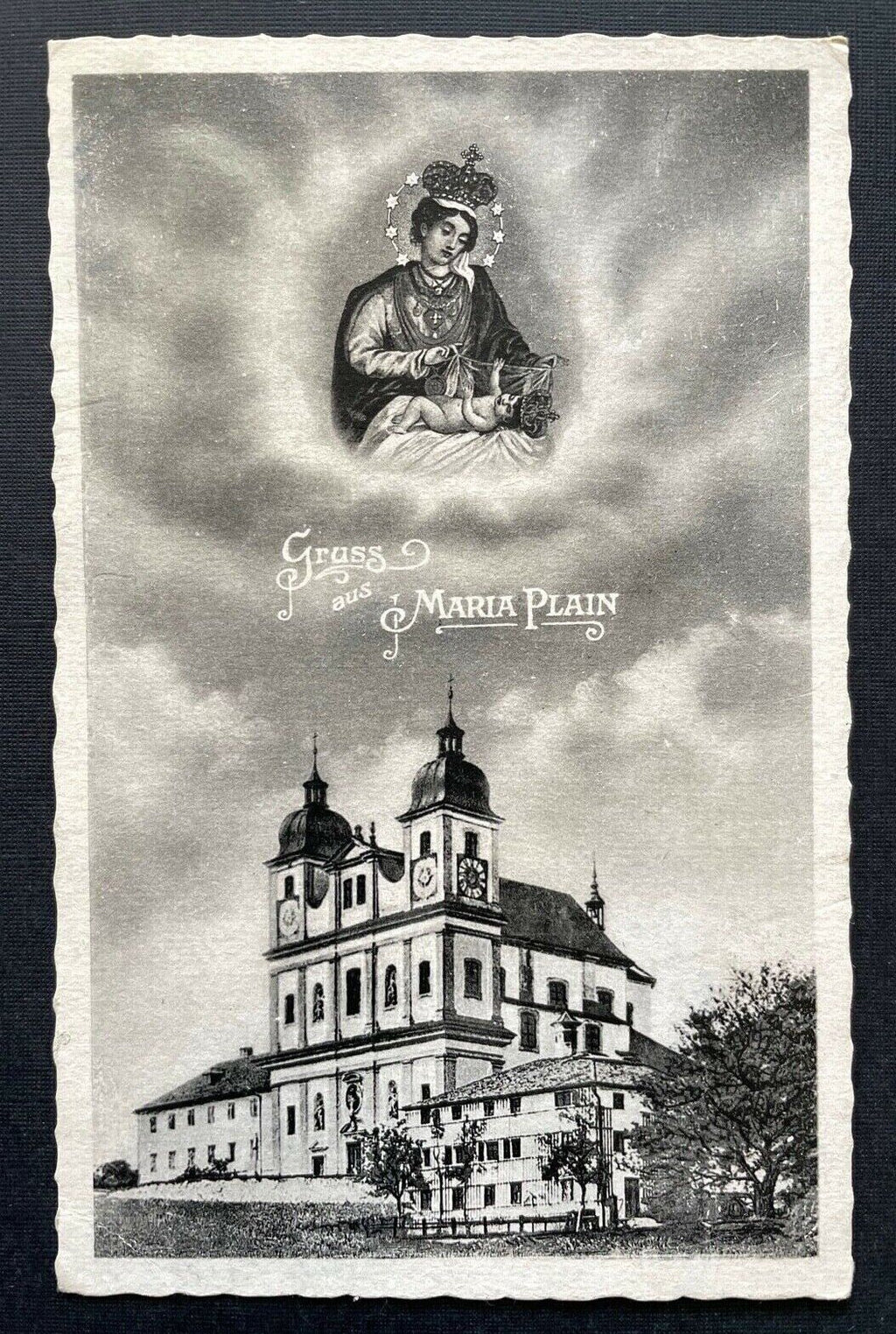 Gruss aus Maria Plain Wallfahrtskirche Basilika Salzburg Österreich 410812 TH