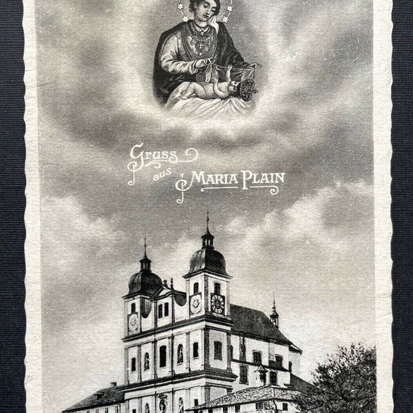 Gruss aus Maria Plain Wallfahrtskirche Basilika Salzburg Österreich 410812 TH