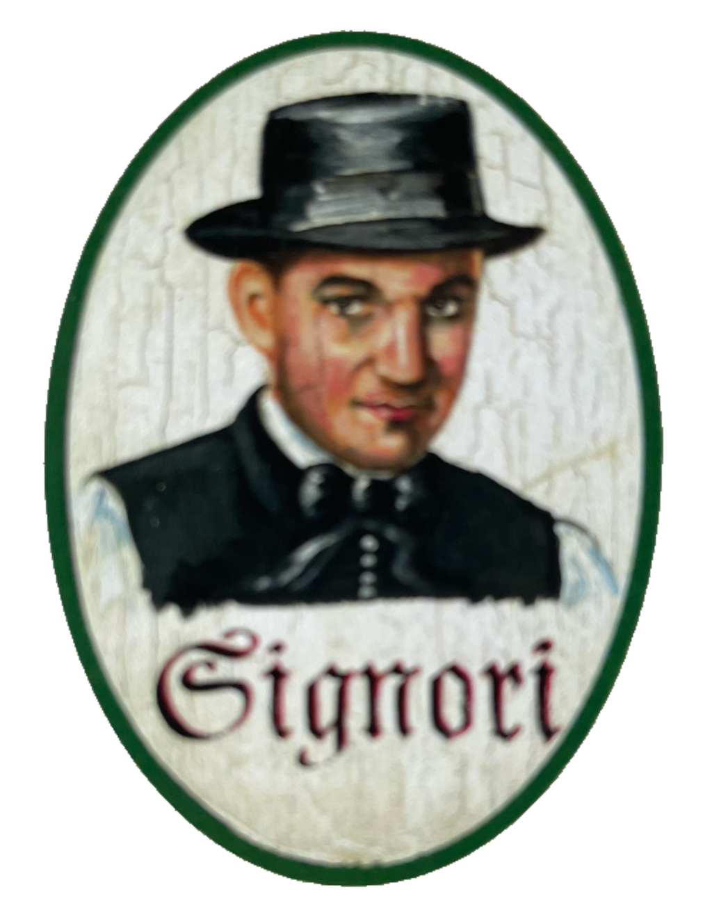 Nostalgie Holzschild Signori WC Toilette Klo Herren Italien Schild