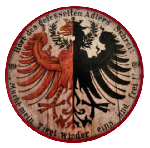 Nostalgie Holzschild Schützenscheibe Hört Den Gefesselten Adler Schrei Schild