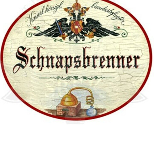 KuK Nostalgie Holzschild "Schnapsbrenner"